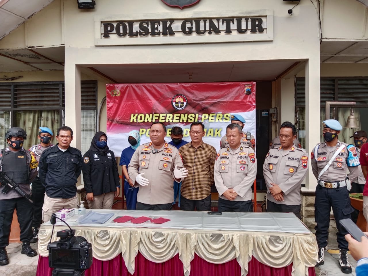 Polres Demak Tangkap Pasangan Suami Istri Pencuri Sepeda Motor