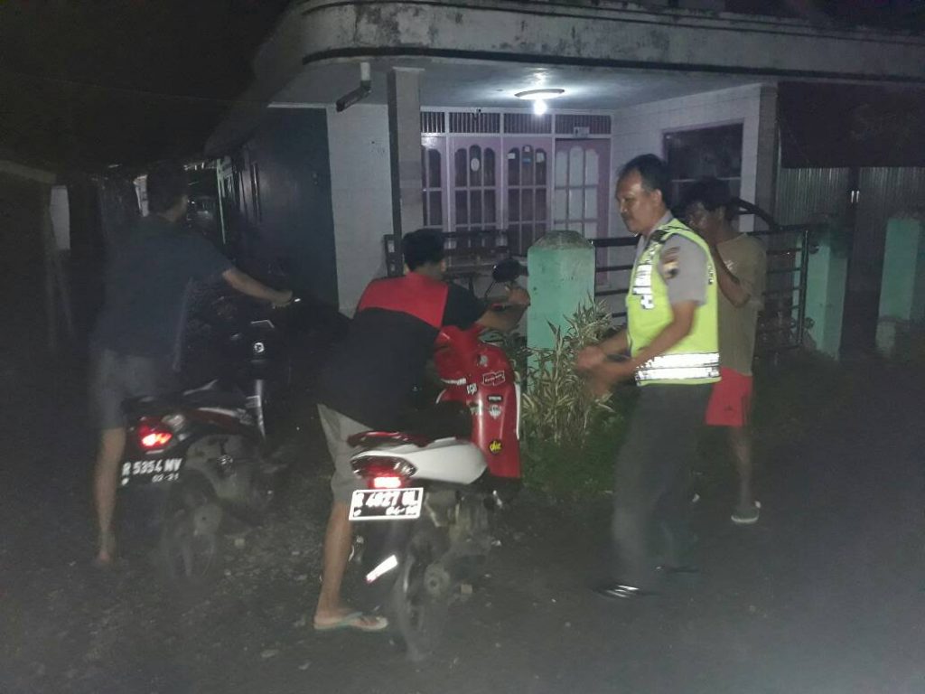 Patroli Polsek Bojongsari Polres Purbalingga Temukan Sepeda Motor