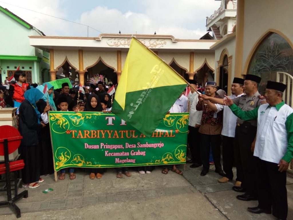 Menyambut Tahun Baru Hijriah Anak Anak TK Adakan Pawai Taaruf