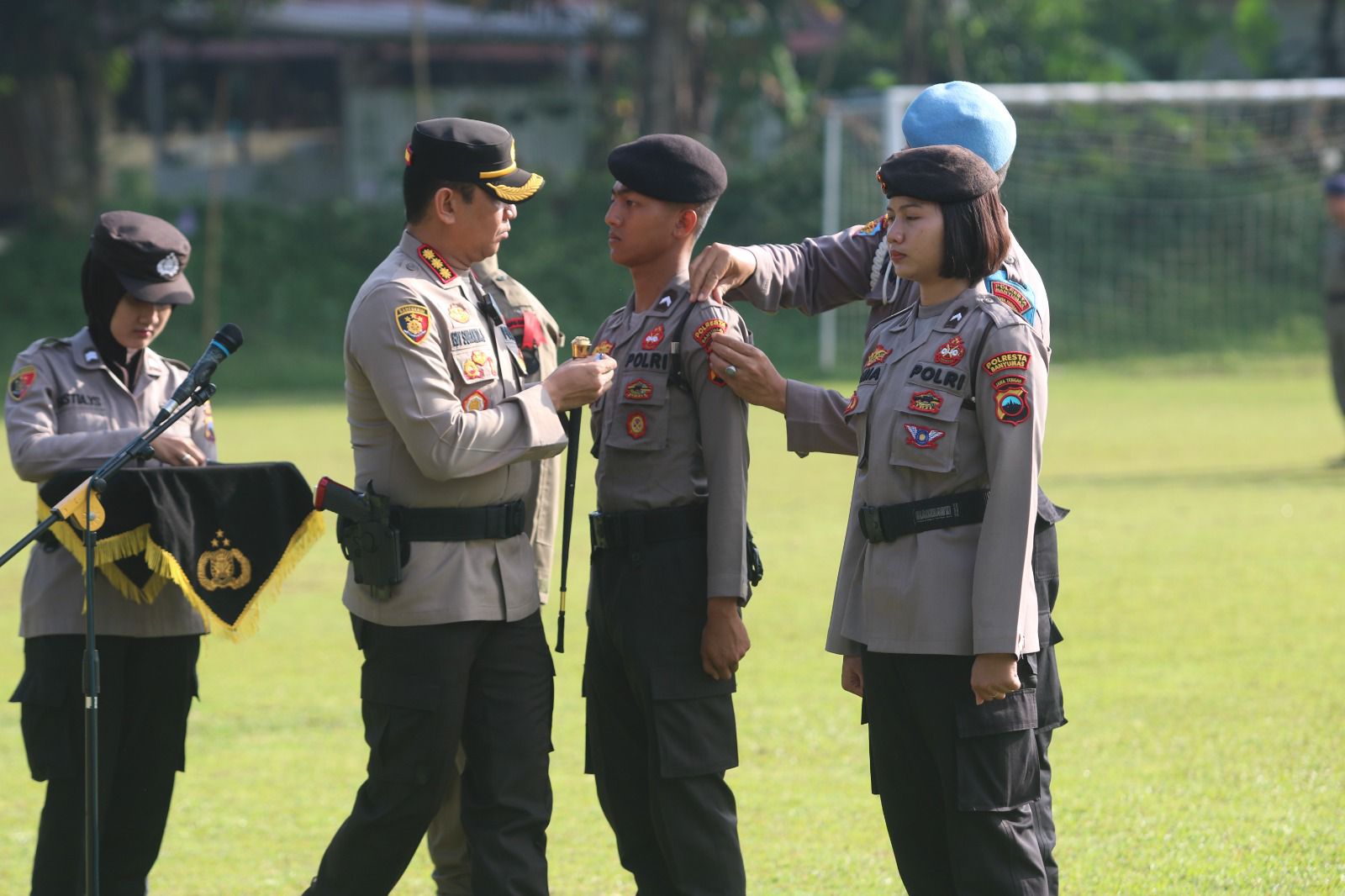 Kapolresta Banyumas Pimpin Pembukaan Dan Pembentukan Patroli Reaksi ...