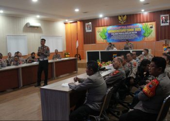 Polres Pekalongan Kota Laksanakan Kegiatan Latpraops Ketupat Candi 2023