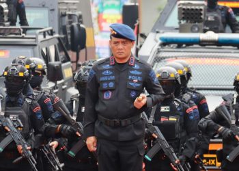 Kapolda Jateng Pimpin Upacara dan Syukuran HUT Brimob Ke 78 Tahun 2023