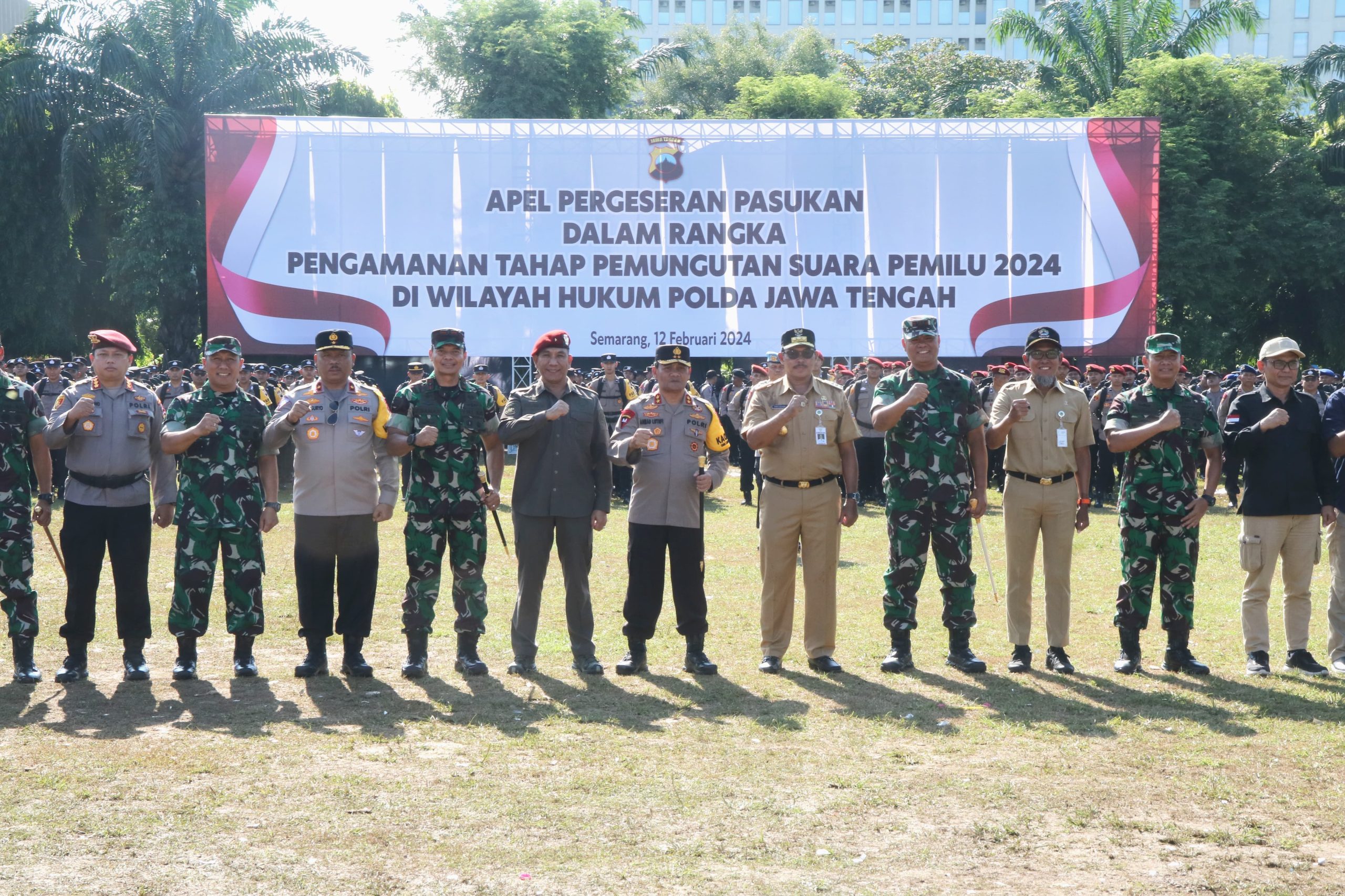 Apel Pergeseran Pasukan Pengamanan Tahap Pemungutan Suara Pemilu