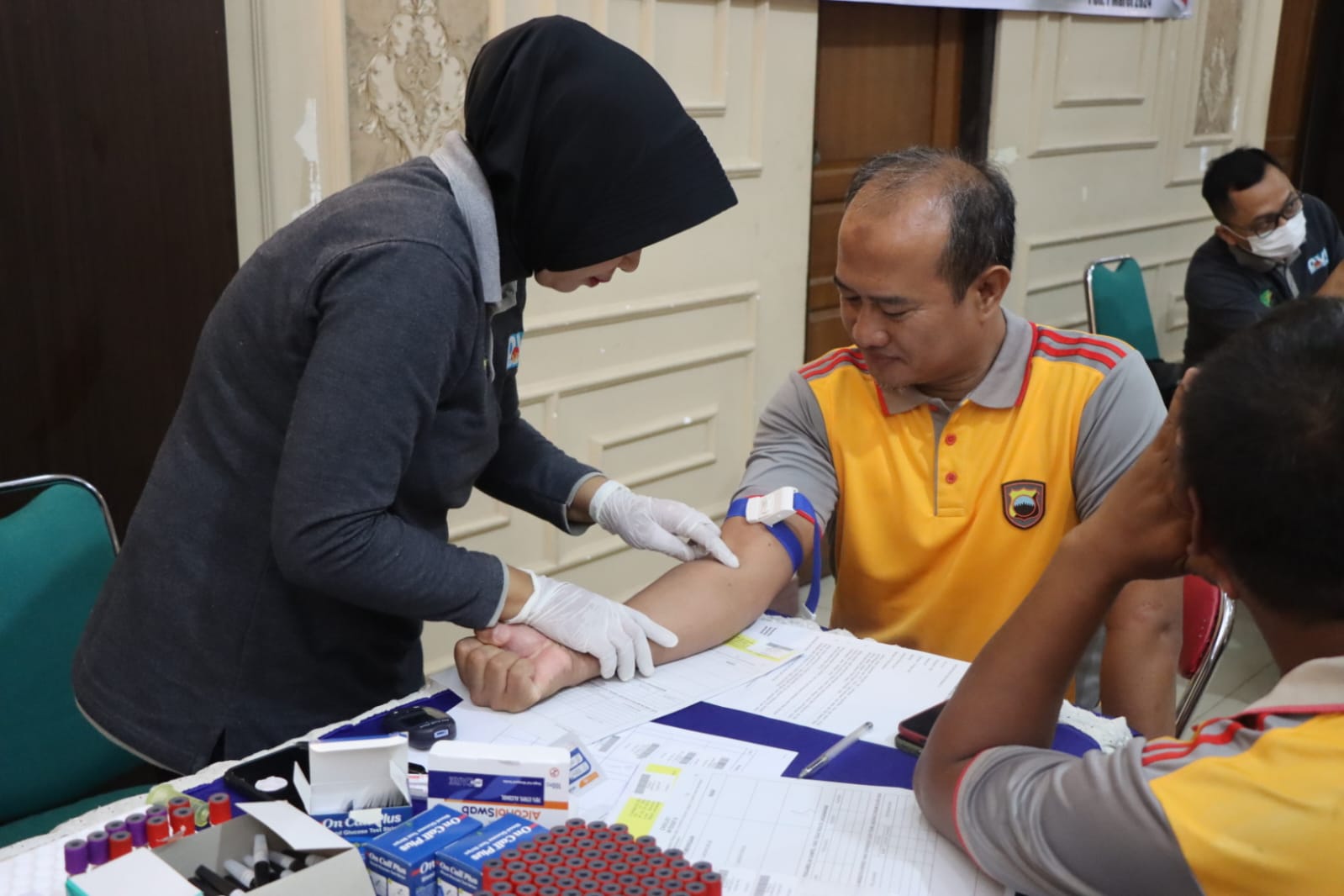 Cek Kesehatan Anggota, Polresta Pati Gelar Rikkes Berkala - Tribrata News  Jawa Tengah