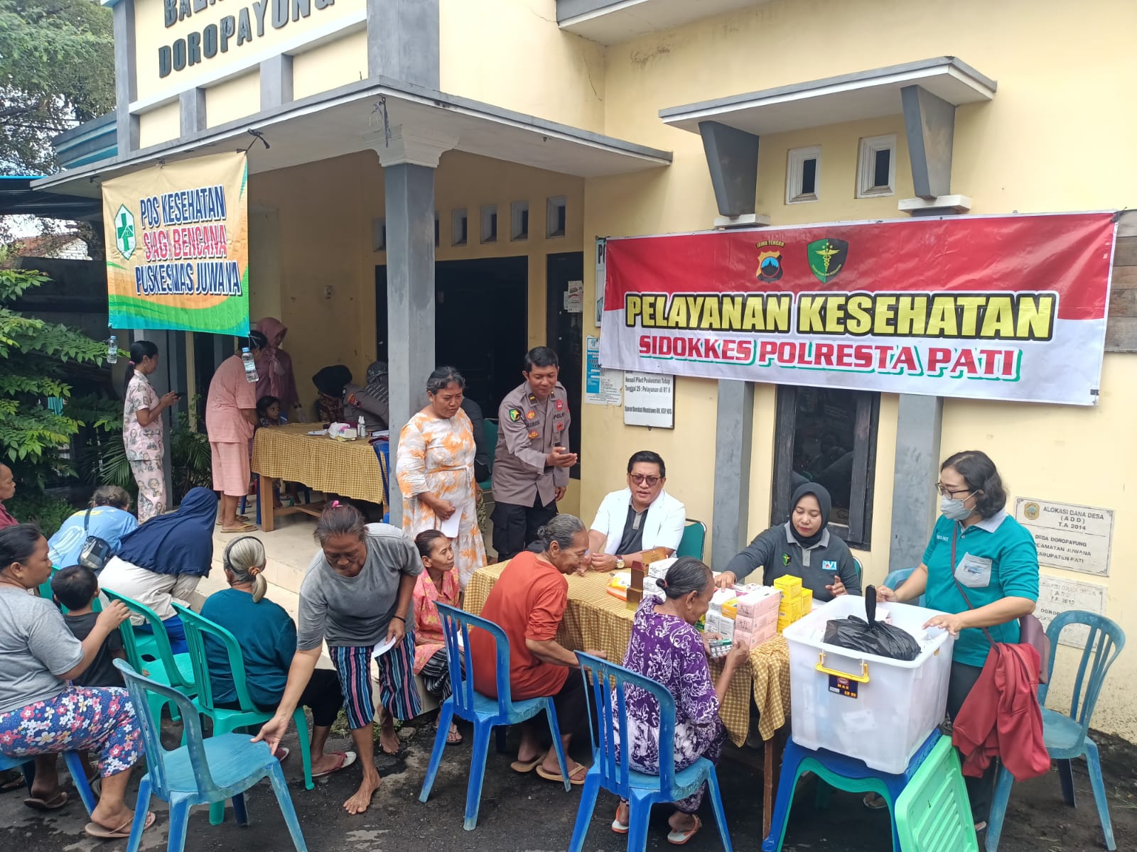 Korban Banjir Mulai Terserang Penyakit, Sie Dokkes Polresta Pati Gelar ...