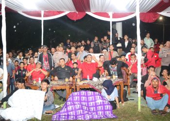 Dukung Timnas, Polres Brebes Gelar Nobar Semi Final Sepak Bola AFC U-23