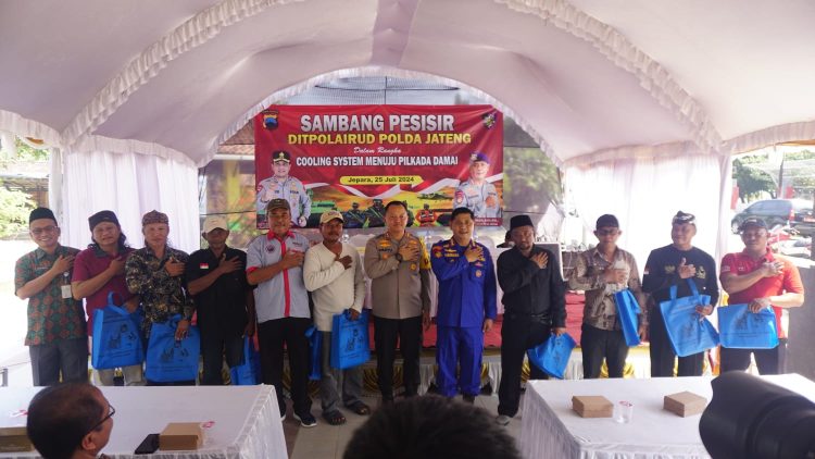 Sambang Pesisir di Jepara, Cara Dirpolairud Polda Jateng Ciptakan Cooling System Jelang Pilkada 2024