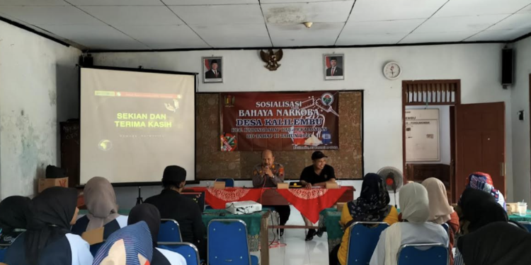 Cegah dan Berantas Narkoba, Polsek Karangdadap Sosialisasikan P4GN
