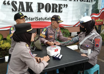 Dokkes Polres Pekalongan Gelar Pemeriksaan Kesehatan Rutin untuk Personel